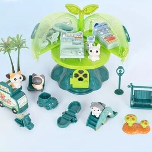 Green and Blue Treehouse Playset